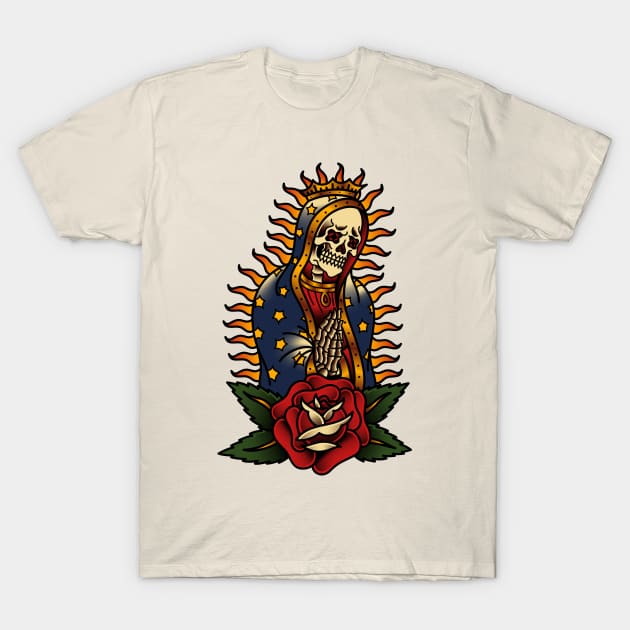 Santa Muerte T-Shirt by OldSalt